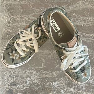 Keds Women's Floral Green Sneakers